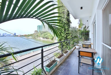 Lakeside balcony apartment rental on Quang Khanh, Tay Ho